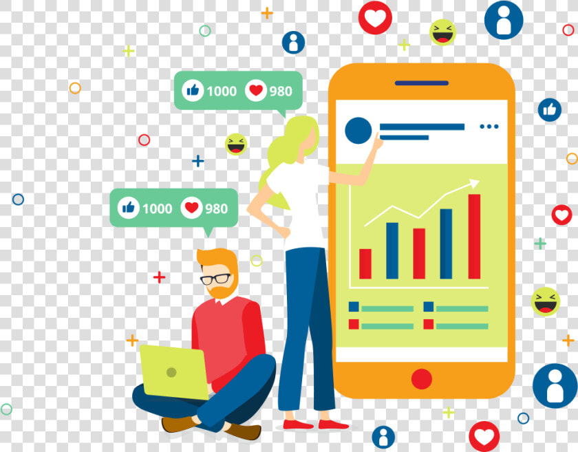 Business Accounts For Twitter  Linkedin  Facebook And   Facebook Marketing Png  Transparent PngTransparent PNG