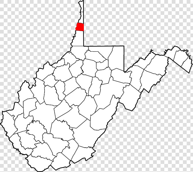 Map Of West Virginia Highlighting Ohio County   Roane County Wv  HD Png DownloadTransparent PNG