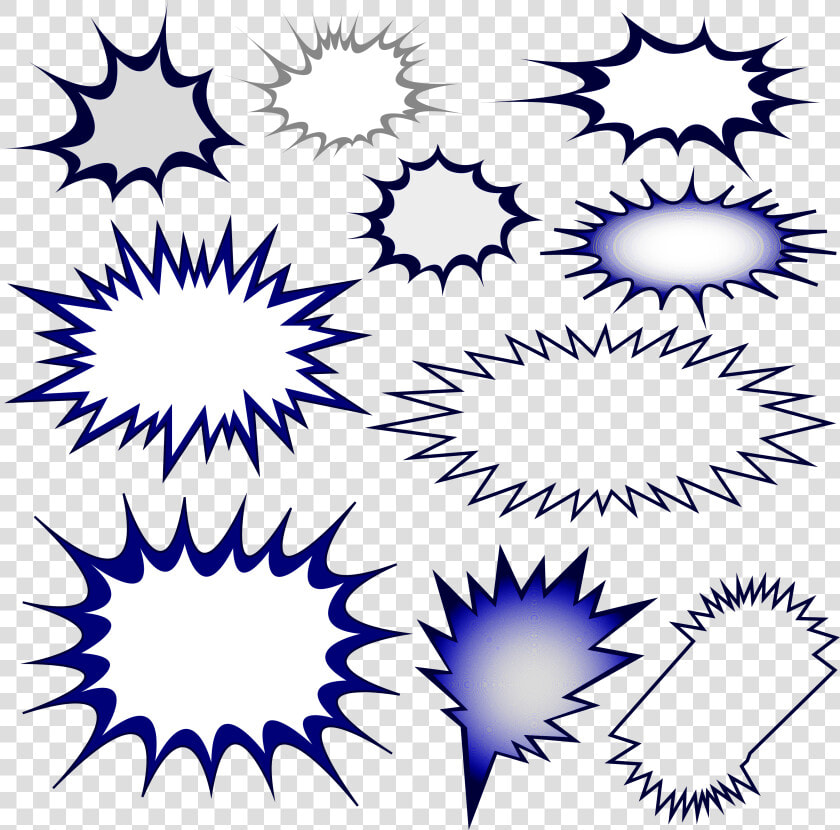 Comics Cartoon Comic Exploded Material Transprent Png   Spiky Cloud Cartoon  Transparent PngTransparent PNG