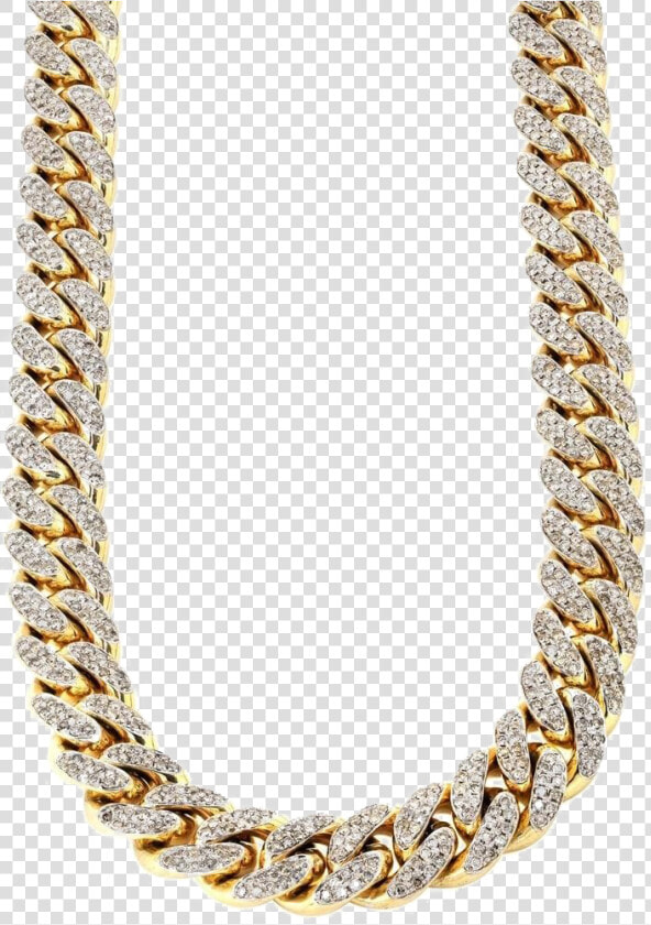 Chain Png Background   Iced Out Diamond Chain  Transparent PngTransparent PNG