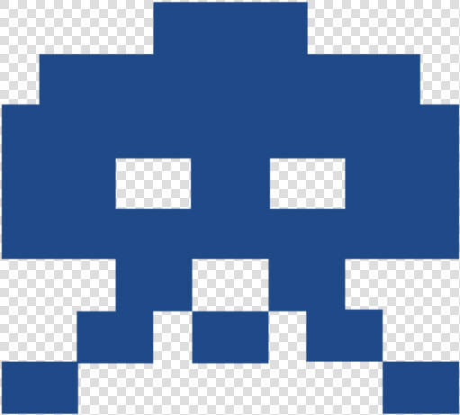 Blue square angle   Space Invaders Clip Art  HD Png DownloadTransparent PNG