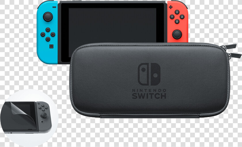 Nintendo Switch Carrying Case  switch    Nintendo Switch With Case  HD Png DownloadTransparent PNG