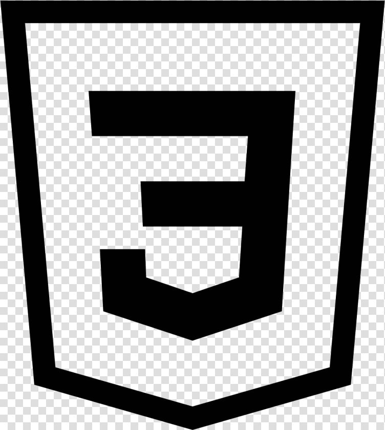 Css Logo Black And White Png  Transparent PngTransparent PNG