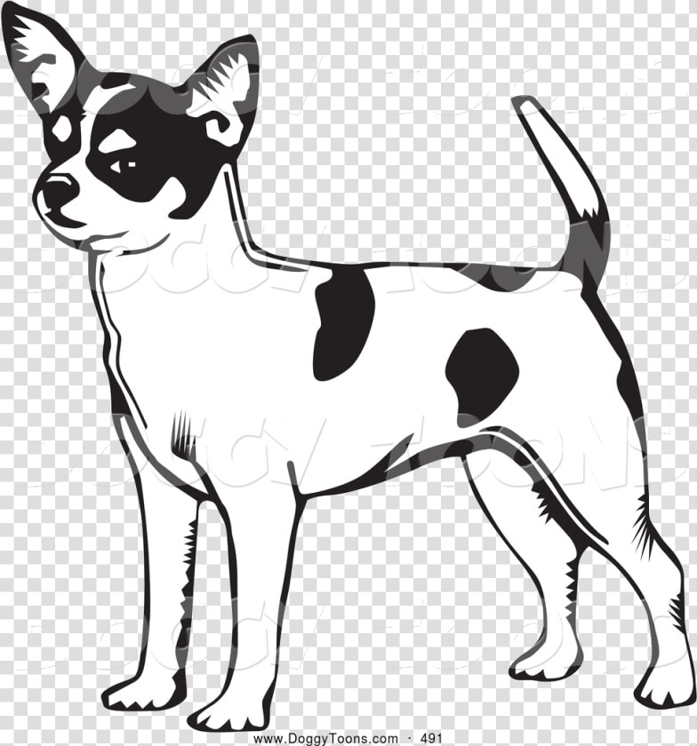 Dog Chihuahua Coloring Pages Bing Images Patterns Transparent   Dog Black  amp  White  HD Png DownloadTransparent PNG