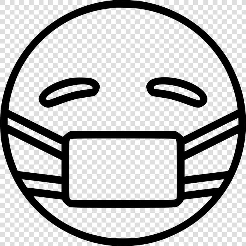 With Medical Mask   Emoticon Face Mask  HD Png DownloadTransparent PNG