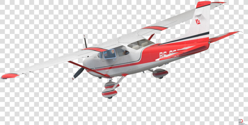 Cessna 182 Skylane Rigged Red Royalty free 3d Model   Monoplane  HD Png DownloadTransparent PNG