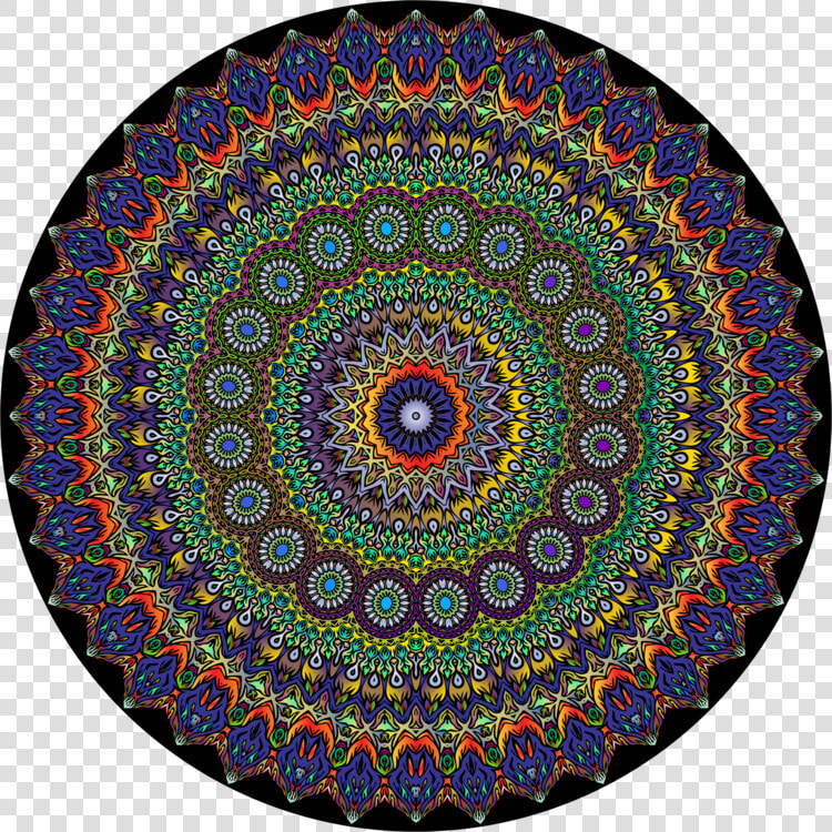Mandala Hippie Psychedelia Hinduism Color   High Quality Product Logo  HD Png DownloadTransparent PNG