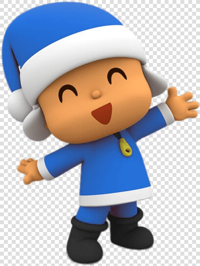Pocoyo Blue Santa Suit   Papa Noel Azul  HD Png DownloadTransparent PNG
