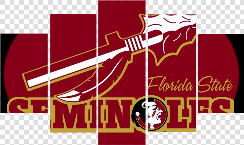 Hd Printed Florida State Seminoles Football Logo   Graphic Design  HD Png DownloadTransparent PNG
