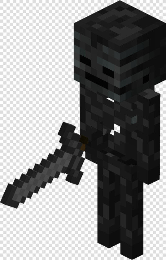  minecraft  freetoedit   Minecraft Wither Skeleton  HD Png DownloadTransparent PNG