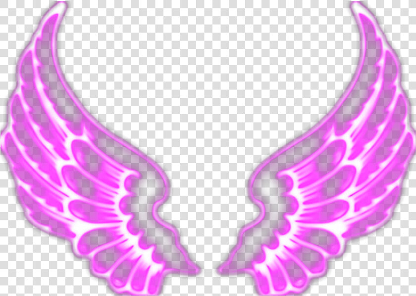  pink  neon  wings  angel  pinkneonwings  freetoedit   Picsart Wings Png Hd  Transparent PngTransparent PNG