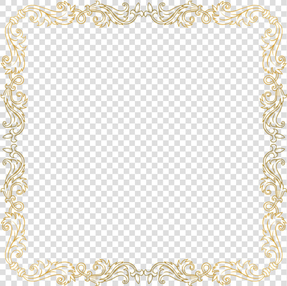 Silver Glitter Border Png   Gold Border With Transparent Background  Png DownloadTransparent PNG