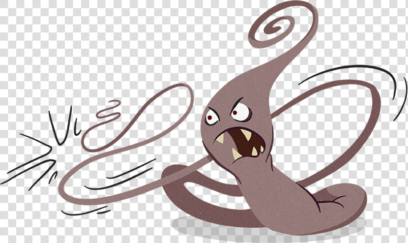 However  A Severe Whipworm Infestation Will Cause Bloody   Animated Whipworm  HD Png DownloadTransparent PNG