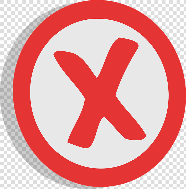 Negative  X  Unrelated  Sign  Choice  Symbol  Red    Symbol  HD Png DownloadTransparent PNG