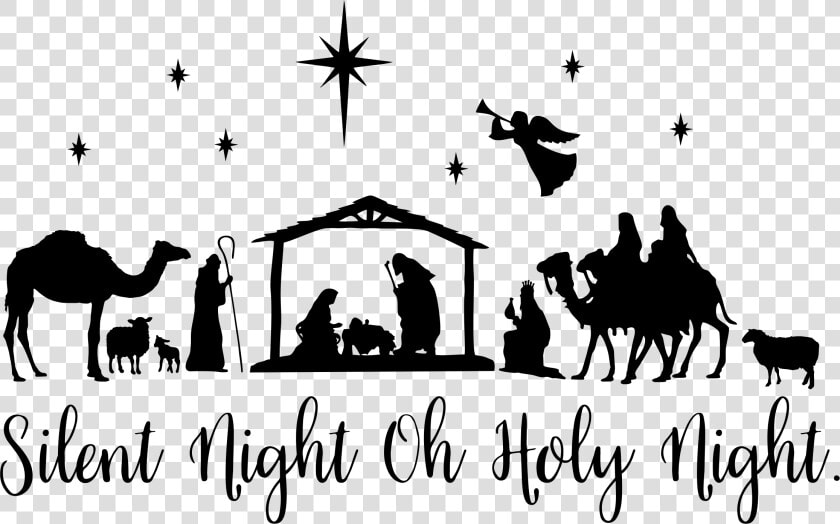 Bible Study Old Testament Nativity Scene Nativity Of   Nativity Scene Silhouette Png  Transparent PngTransparent PNG