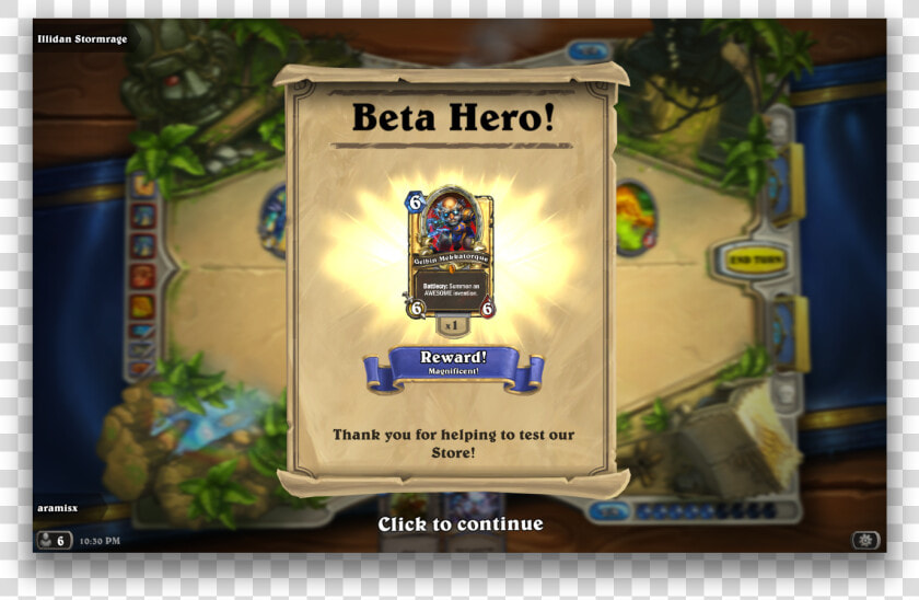 Hearthstone Golden Warlock   Hearthstone Quest Rewards  HD Png DownloadTransparent PNG