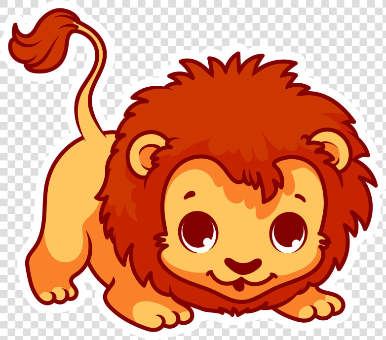 Lion Cartoon Clip Art   รูป การ์ตูน สิงโต น่า รัก ๆ  HD Png DownloadTransparent PNG