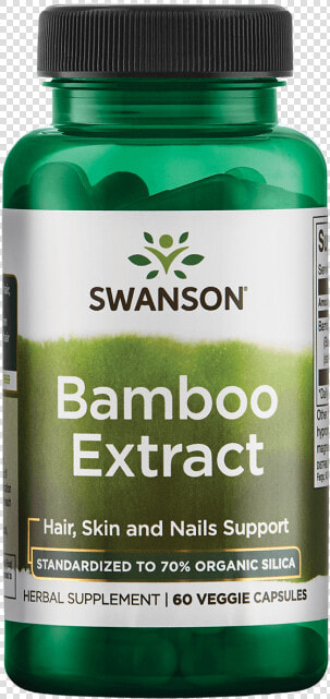 Swanson Bamboo Extract Vegetable Capsules  300 Mg    Swanson Bamboo Extract  HD Png DownloadTransparent PNG