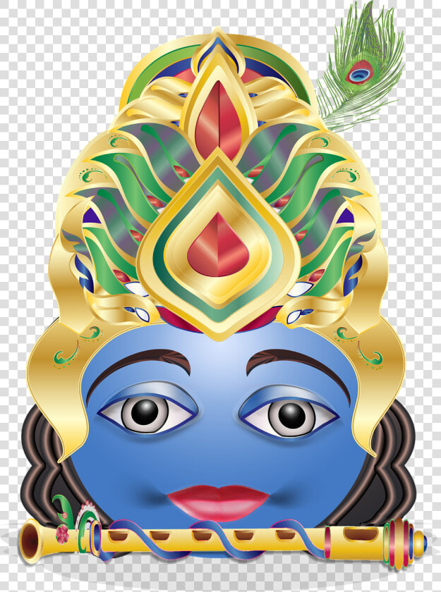 Krishna Emoticon Smiley Free Photo   Krishna Peacock Feather Png  Transparent PngTransparent PNG