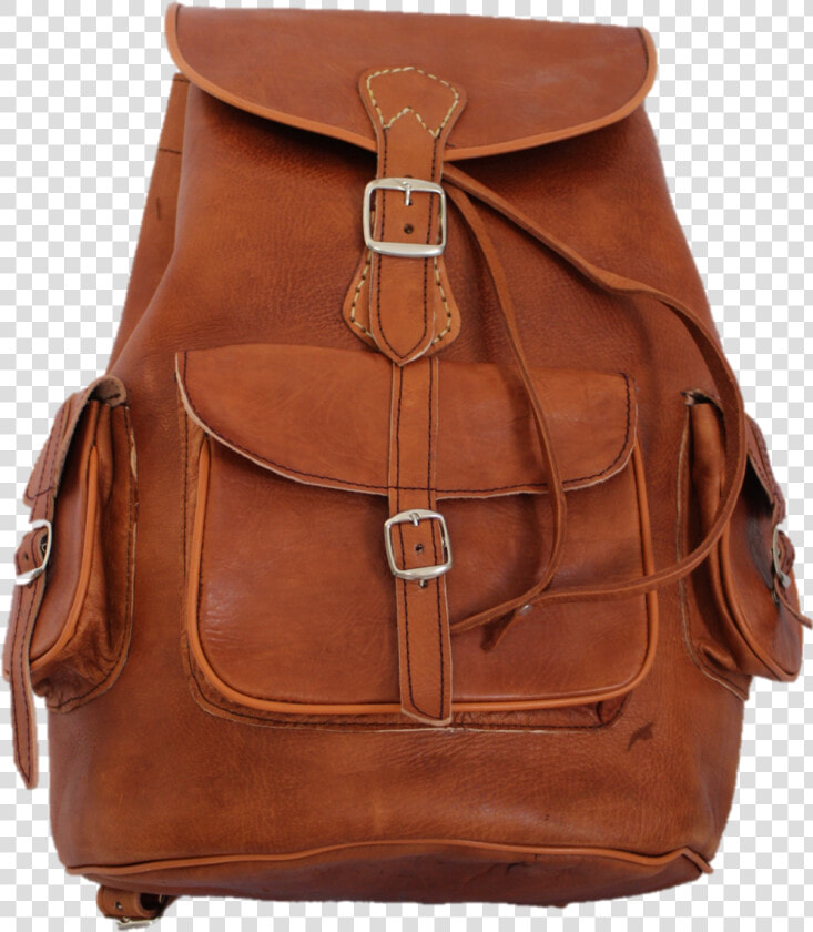 Real Vintage Leather Handmade College Backpack Bag   College Bag Png  Transparent PngTransparent PNG
