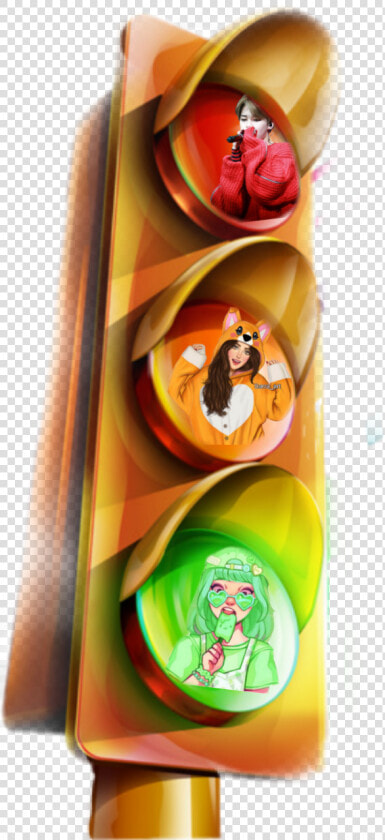  semaforo  color  stop  realpeople   Traffic Light  HD Png DownloadTransparent PNG