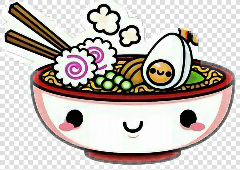 Viber Food Stikers   Kawaii Ramen Transparent Background  HD Png DownloadTransparent PNG