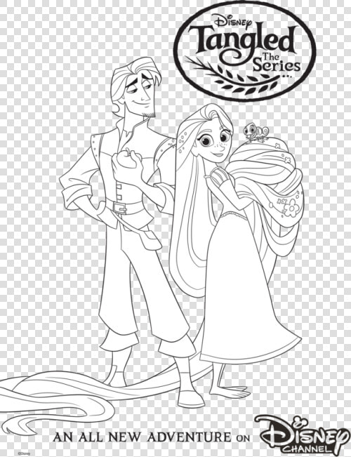 Rapunzel  39 s Tangled Adventure Coloring Pages  HD Png DownloadTransparent PNG