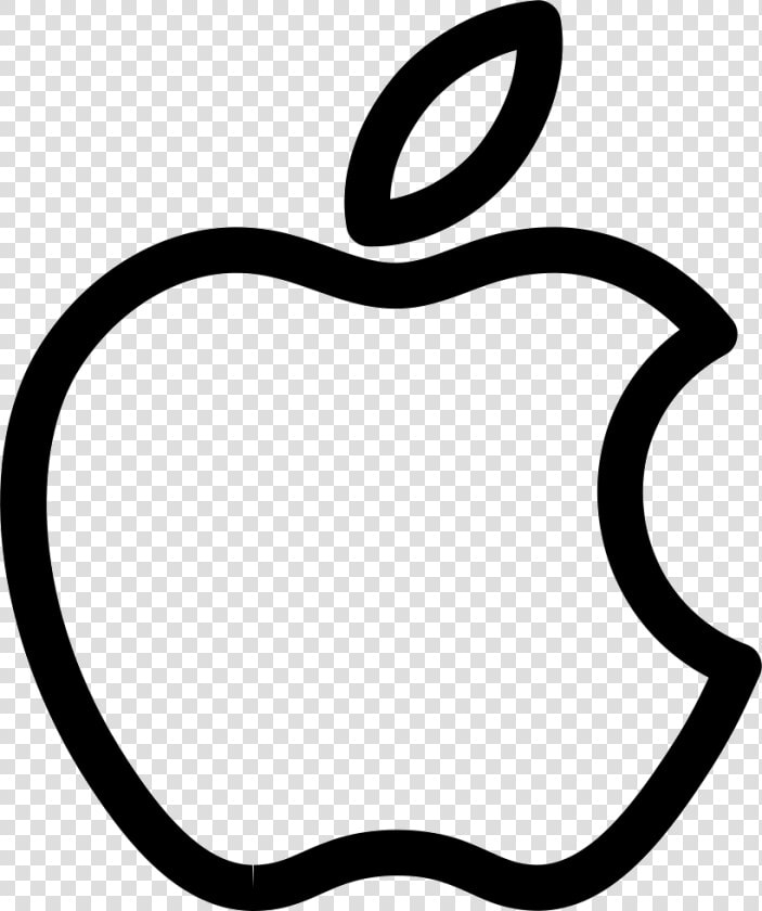 Apple Bitten Outlined Logo   Apple Outline Logo  HD Png DownloadTransparent PNG