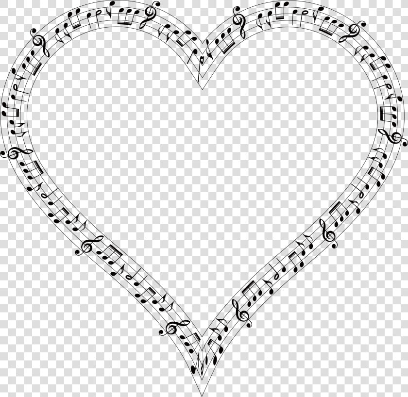Music Note Clipart Heart   Music Note Heart Png  Transparent PngTransparent PNG