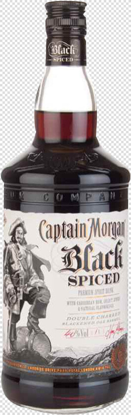 Captain Morgan Black 1lt Rum   Captain Morgan Black 750 Ml  HD Png DownloadTransparent PNG