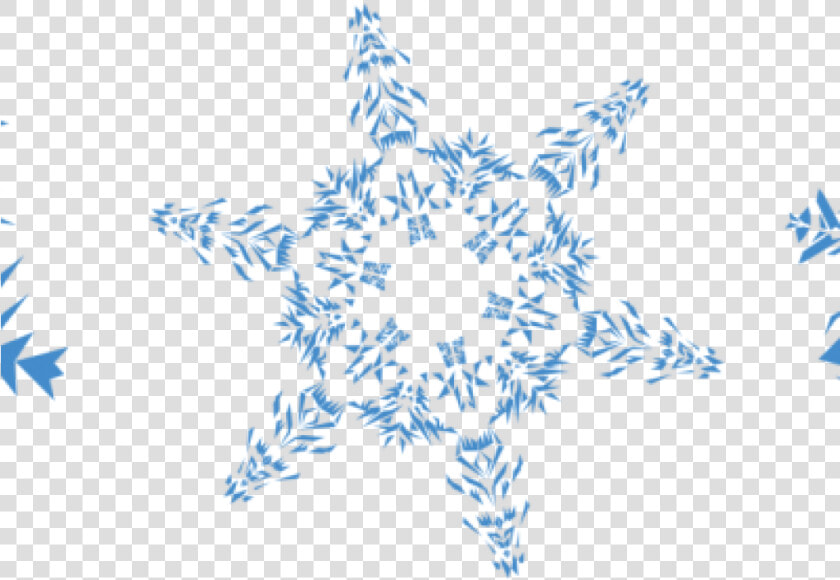 Snowflake Png Elephant Clipart Hatenylo   Transparent Background Line Of Snowflakes Png  Png DownloadTransparent PNG
