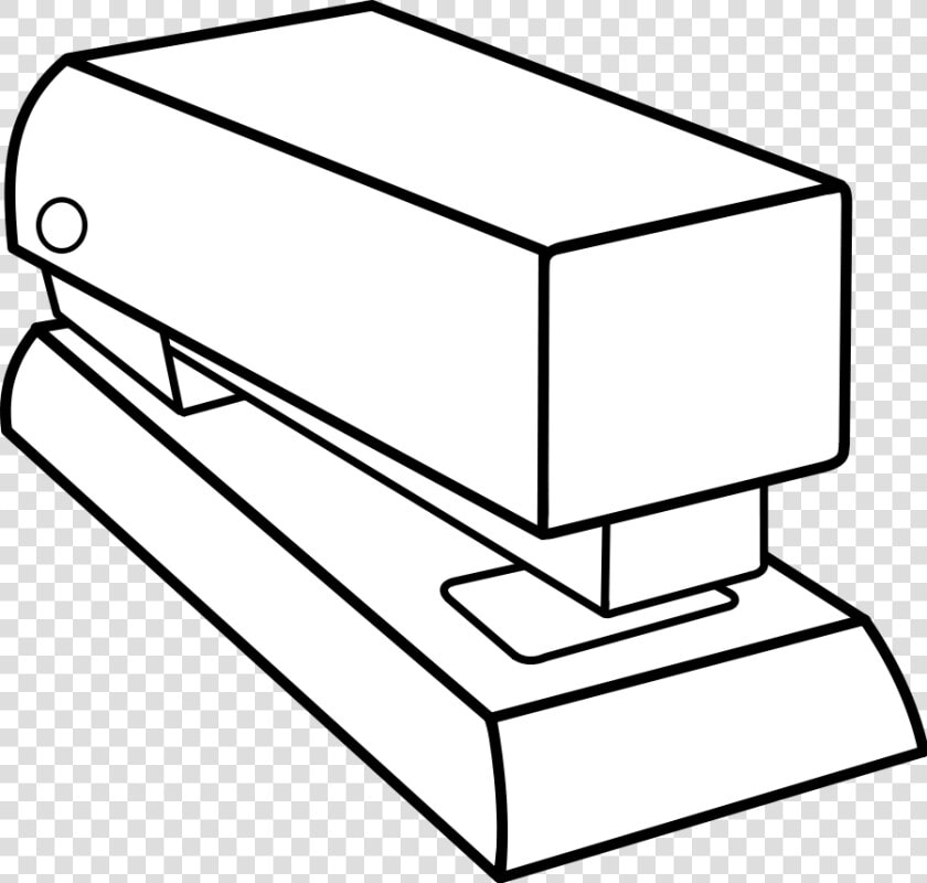 Line Art Of A Stapler Svg Clip Arts   Stapler Drawing  HD Png DownloadTransparent PNG