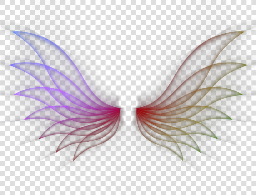  wings  glow  neon  decorate  fantasy   Neon Effect Picsart  HD Png DownloadTransparent PNG