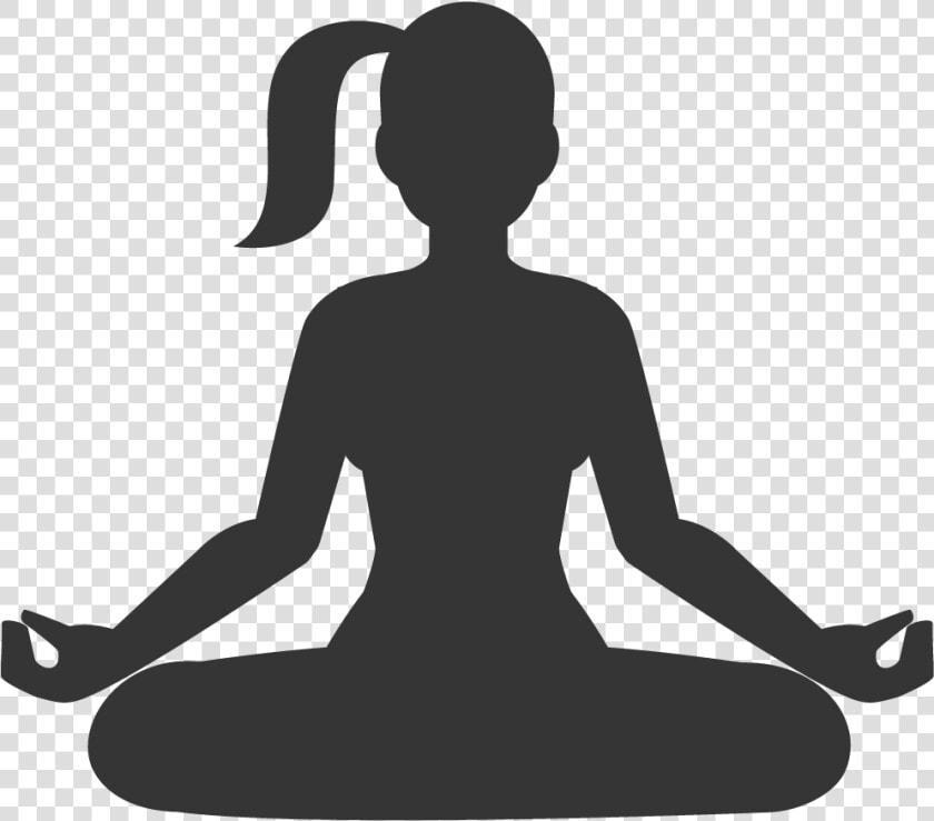 Yoga Sitting Peace Subscribe Asana Inner Meditation   Yoga Clipart Black And White Sitting  HD Png DownloadTransparent PNG