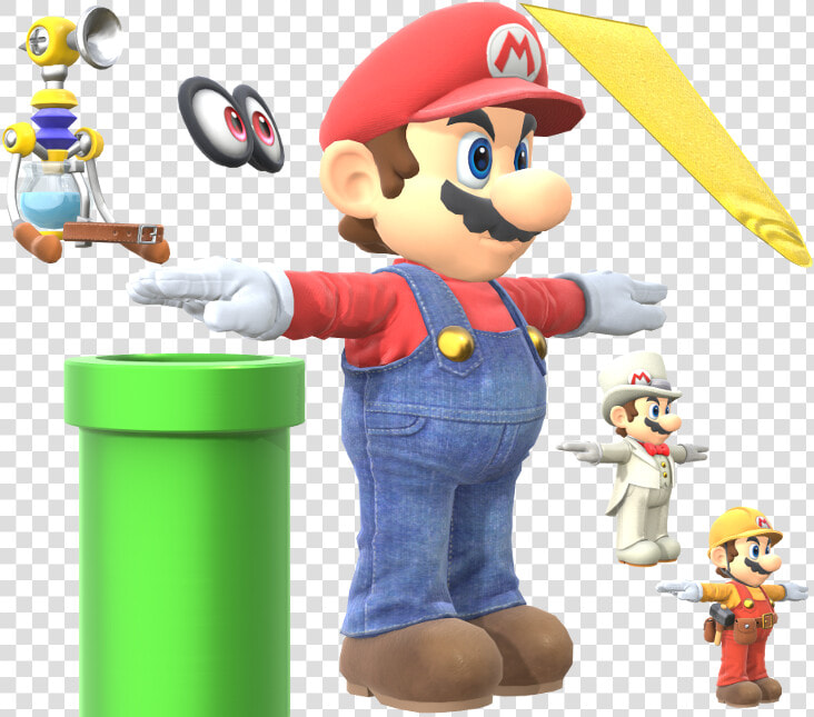 Download Zip Archive   Super Smash Bros Ultimate Mario Model  HD Png DownloadTransparent PNG