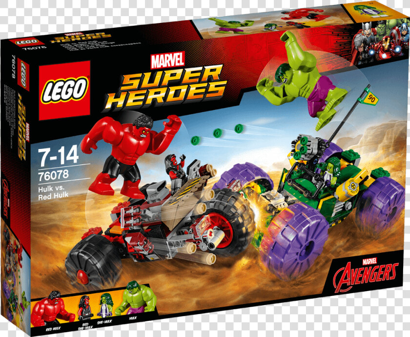Lego Marvel Super Heroes Hulk Vs   Hulk Vs Red Hulk Lego  HD Png DownloadTransparent PNG