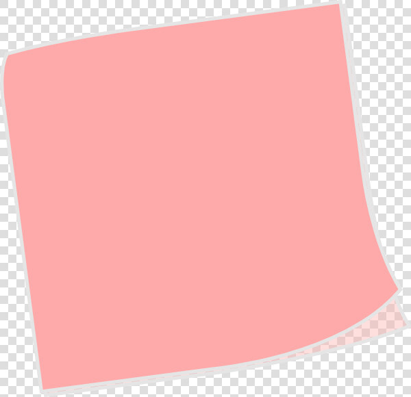 Transparent Pink Sticky Note Png   Clipart Sticky Note Png  Png DownloadTransparent PNG