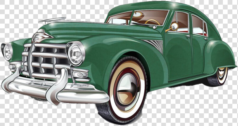 Green Retro Car Png Clipart   Vintage Car Png  Transparent PngTransparent PNG