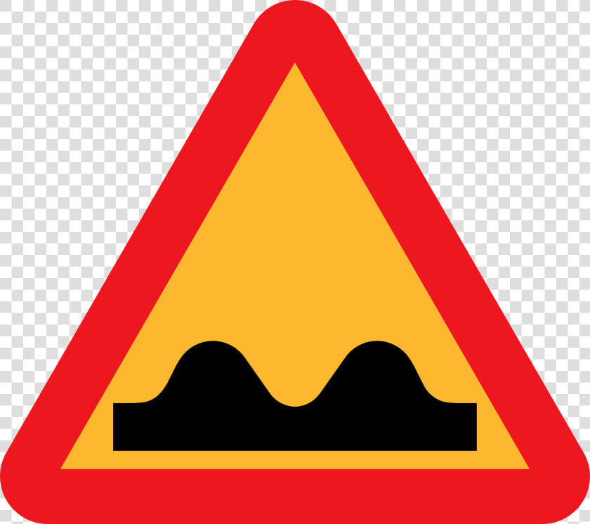 Speed Breaker Sign Board   Speed Bump Road Sign  HD Png DownloadTransparent PNG