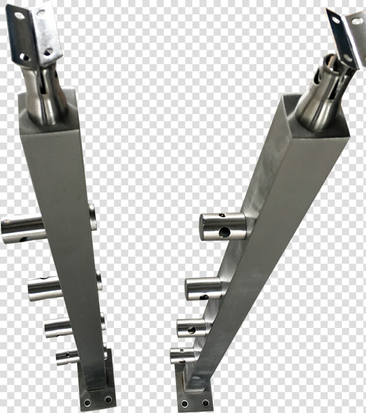 Cantilevered Glass Balustrade Stainless Steel Modern   Weapon  HD Png DownloadTransparent PNG