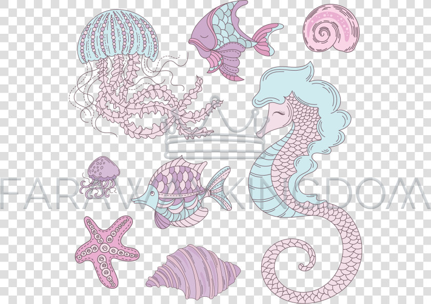 Decoraciones De Mar Dibujo  HD Png DownloadTransparent PNG