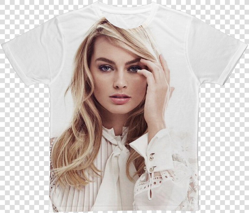 Margot Robbie ﻿classic Sublimation Adult T shirt   Margot Robbie T Shirt  HD Png DownloadTransparent PNG