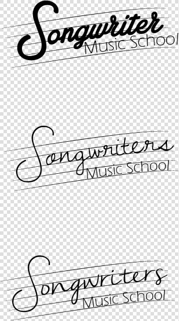 Logo Songwriter´s Escuela De Música   Calligraphy  HD Png DownloadTransparent PNG