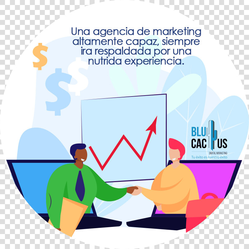 Blucactus   5 Beneficios De Contratar Marketing Digital   Circle  HD Png DownloadTransparent PNG