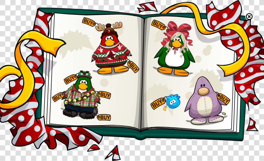 Club Penguin Rewritten Wiki   Club Penguin Rewritten Christmas Party 2018  HD Png DownloadTransparent PNG