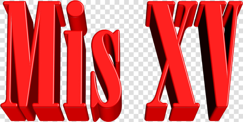 Mis Xv Años Color Rojo  HD Png DownloadTransparent PNG
