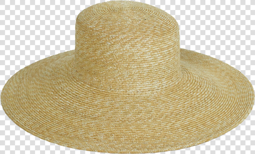 Wide Brim Flat Top Hat In Natural Straw   Cowboy Hat  HD Png DownloadTransparent PNG
