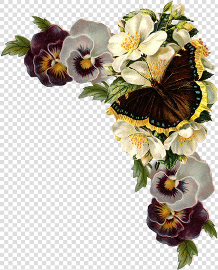  ​img    Laminas Para Decoupage Flores Esquinas  HD Png DownloadTransparent PNG