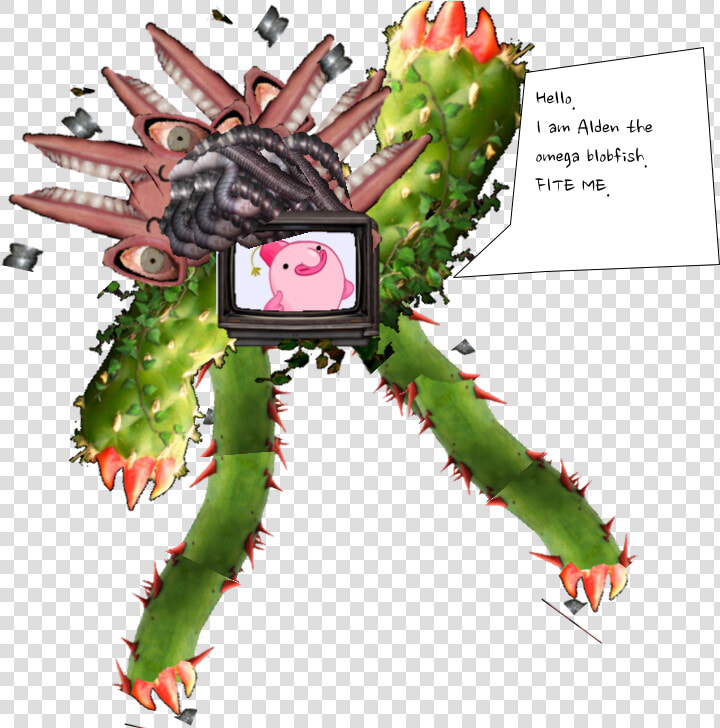 Alden The Omega Blobfish   Cartoon  HD Png DownloadTransparent PNG