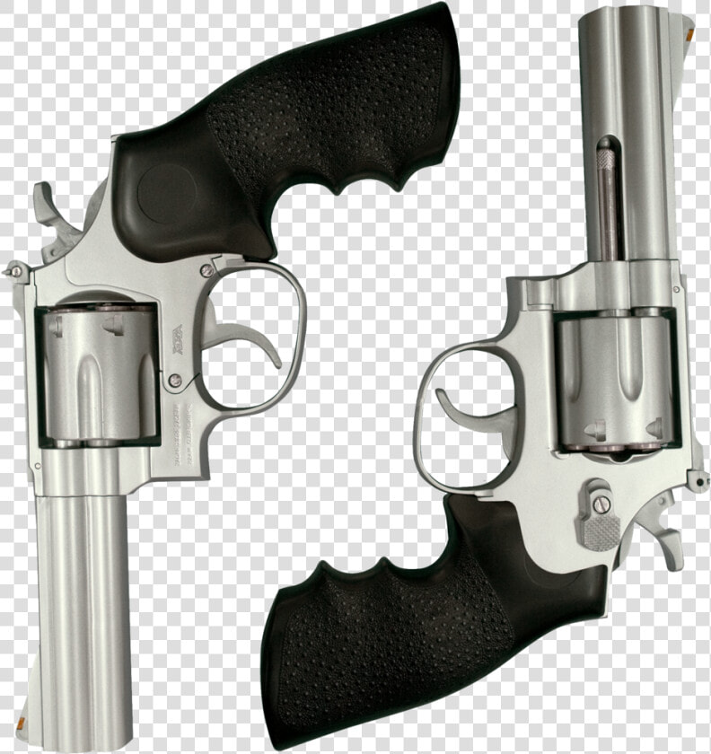 Black Handeled Pistol   Revolver  HD Png DownloadTransparent PNG